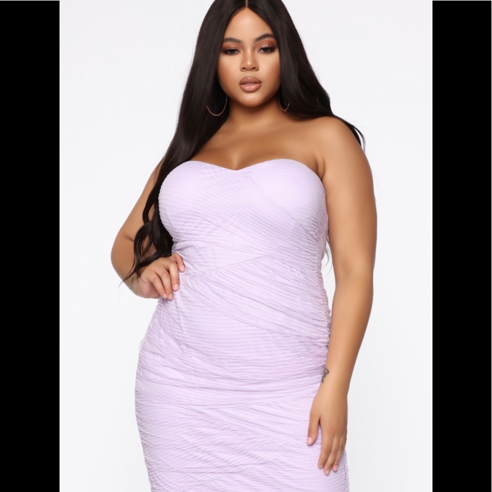 NWT Fashion Nova Lavender dress size XL